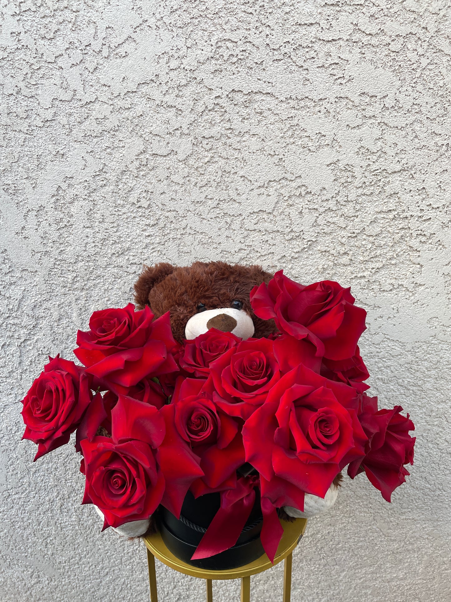 Teddy with Rose Box