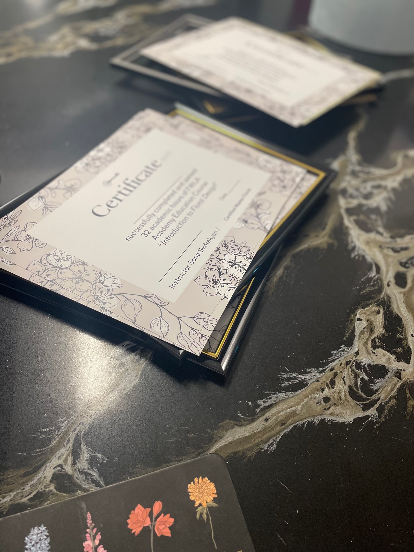 Floral Design Course Gift Certificate