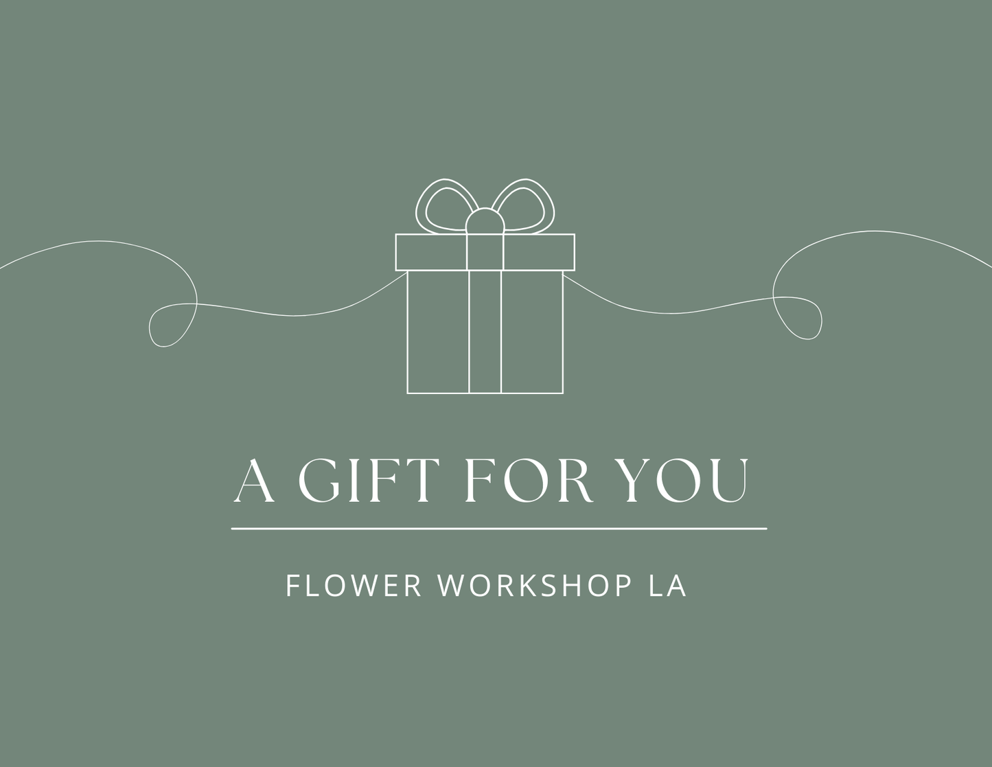 Flower Workshop LA Gift Card