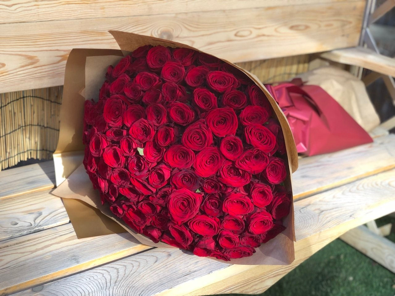 101 Long Stem Premium Quality Red Roses