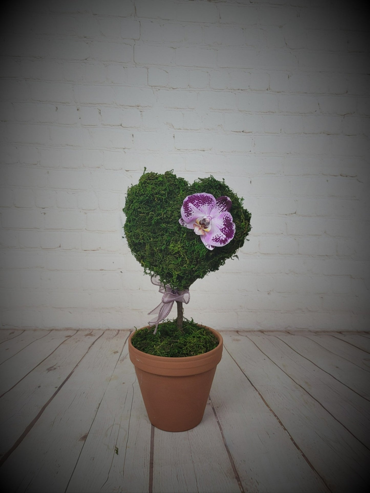 Handmade Moss Heart